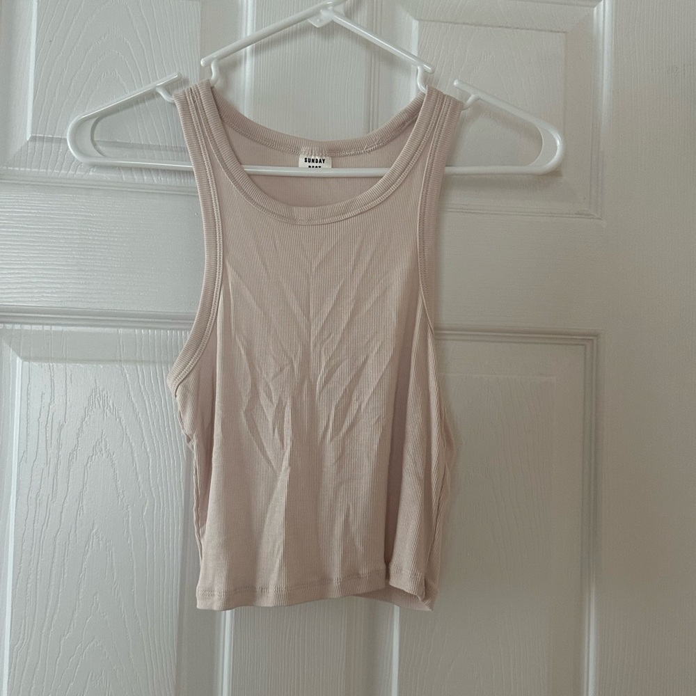 Aritzia ribbed tank top